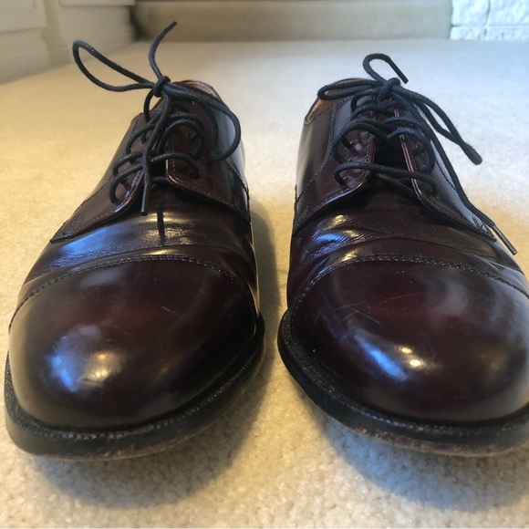Cole Haan cordovan cap toe shoes 11D - Picture 3 of 10